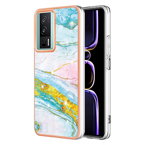 Silicone Candy Rubber Gel Fashionable Pattern Soft Case Cover YB1 for Xiaomi Redmi K60 5G Colorful