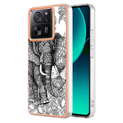 Silicone Candy Rubber Gel Fashionable Pattern Soft Case Cover YB2 for Xiaomi Redmi K60 Ultra 5G Gray