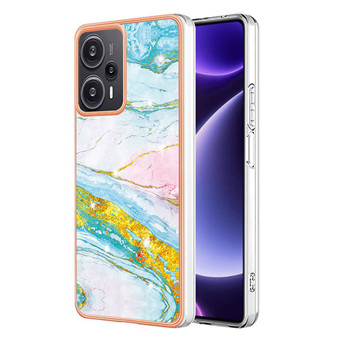 Silicone Candy Rubber Gel Fashionable Pattern Soft Case Cover YB5 for Xiaomi Redmi Note 12 Turbo 5G Colorful