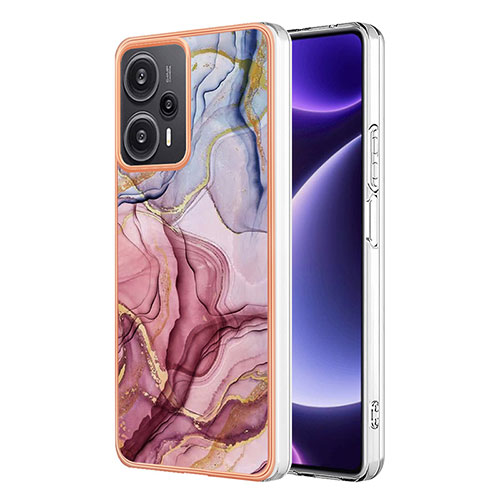 Silicone Candy Rubber Gel Fashionable Pattern Soft Case Cover YB7 for Xiaomi Poco F5 5G Mixed