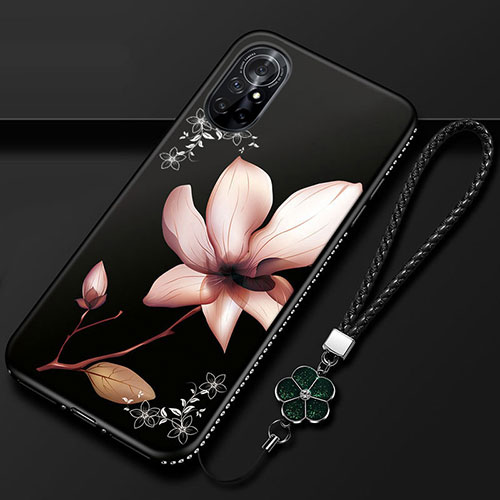 Silicone Candy Rubber Gel Flowers Soft Case Cover for Huawei Nova 8 5G Mixed