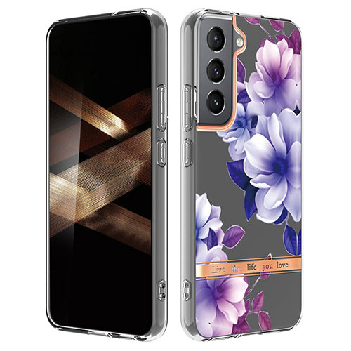 Silicone Candy Rubber Gel Flowers Soft Case Cover for Samsung Galaxy S25 Plus 5G Mixed