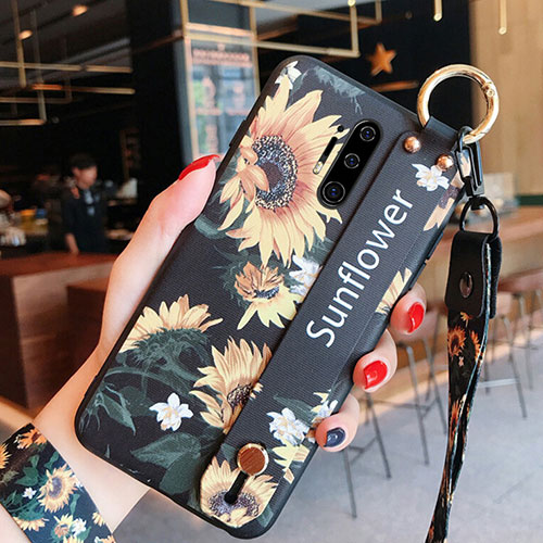 Silicone Candy Rubber Gel Flowers Soft Case Cover K01 for OnePlus 8 Pro Orange