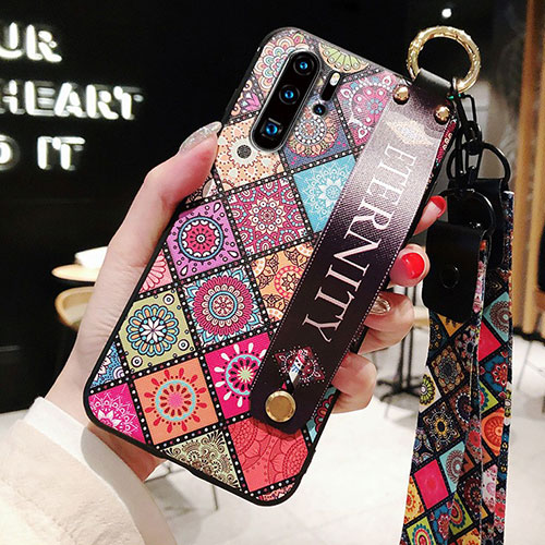 Silicone Candy Rubber Gel Flowers Soft Case Cover K03 for Huawei P30 Pro New Edition Colorful