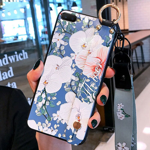 Silicone Candy Rubber Gel Flowers Soft Case Cover S05 for Oppo R15X Mixed