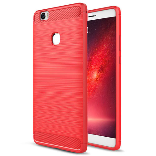 Silicone Candy Rubber Gel Soft Cover for Huawei Honor Note 8 Red