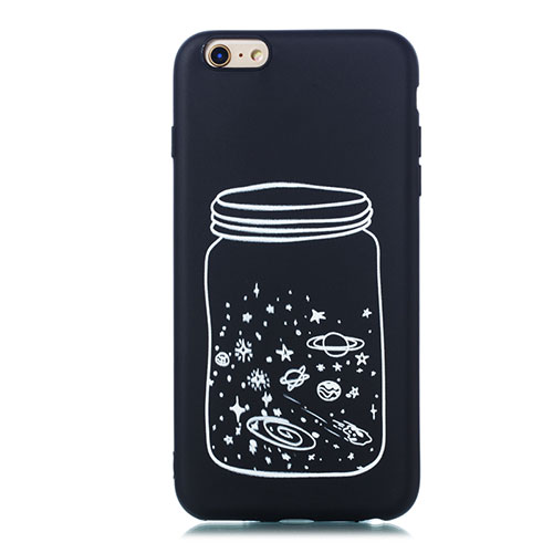 Silicone Candy Rubber Gel Starry Sky Soft Case Cover for Apple iPhone 6S Plus White