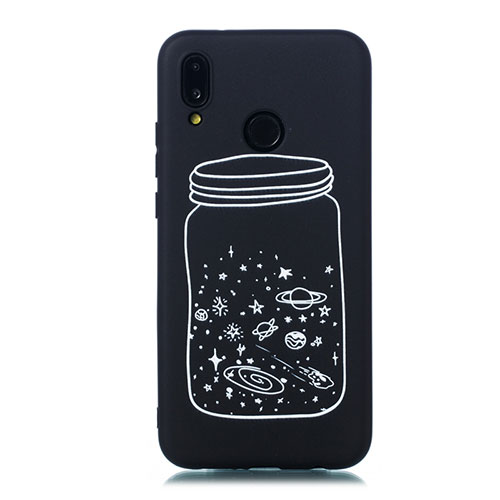 Silicone Candy Rubber Gel Starry Sky Soft Case Cover for Huawei P20 Lite White