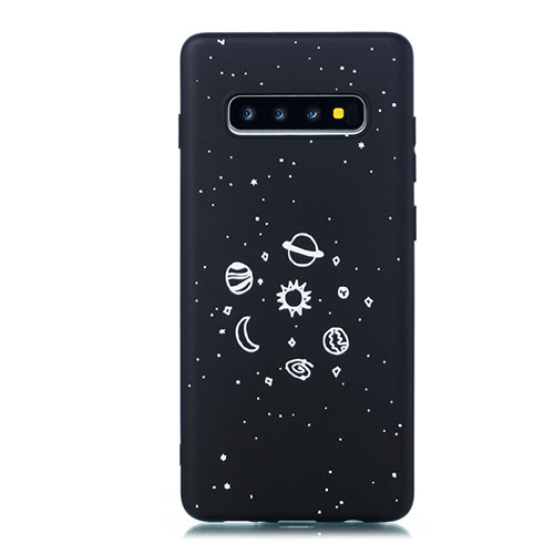 Silicone Candy Rubber Gel Starry Sky Soft Case Cover for Samsung Galaxy S10 5G Black