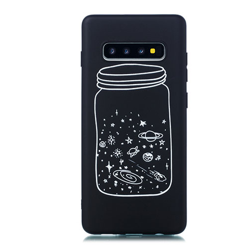 Silicone Candy Rubber Gel Starry Sky Soft Case Cover for Samsung Galaxy S10 White