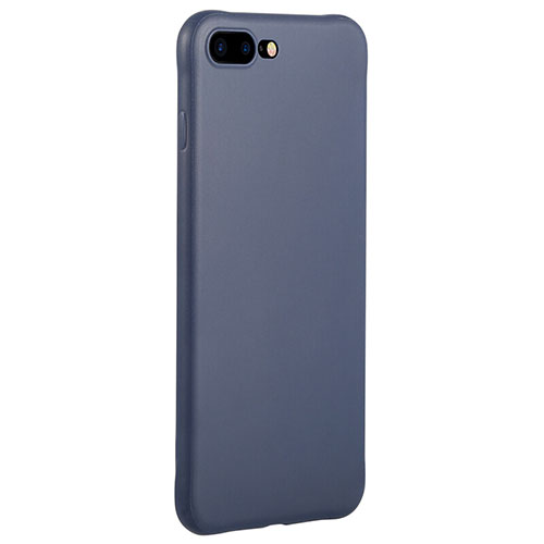 Silicone Candy Rubber Soft Case TPU C02 for Apple iPhone 7 Plus Blue