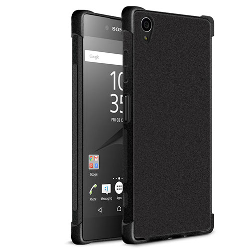 Silicone Candy Rubber Soft Case TPU for Sony Xperia XA1 Plus Black