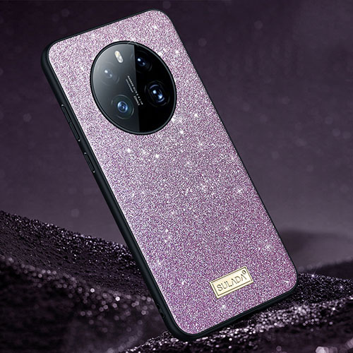 Silicone Candy Rubber TPU Bling-Bling Soft Case Cover LD1 for Huawei Mate 50E Purple