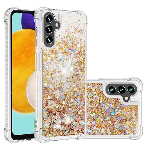 Silicone Candy Rubber TPU Bling-Bling Soft Case Cover S01 for Samsung Galaxy A13 5G Gold