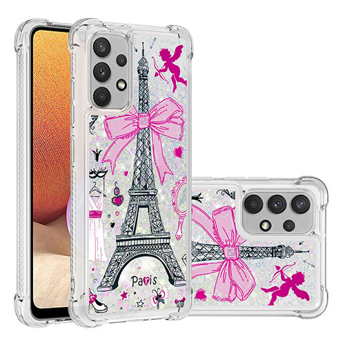 Silicone Candy Rubber TPU Bling-Bling Soft Case Cover S03 for Samsung Galaxy A32 5G Mixed