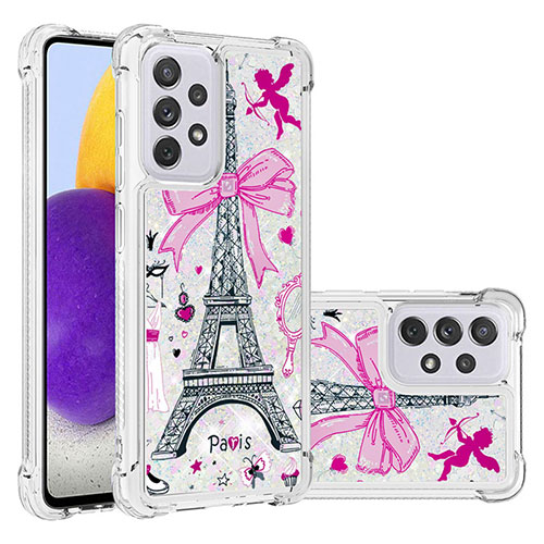 Silicone Candy Rubber TPU Bling-Bling Soft Case Cover S03 for Samsung Galaxy A73 5G Mixed