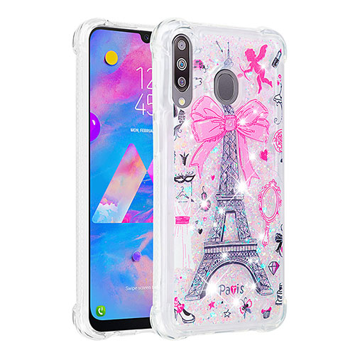 Silicone Candy Rubber TPU Bling-Bling Soft Case Cover S03 for Samsung Galaxy M30 Mixed