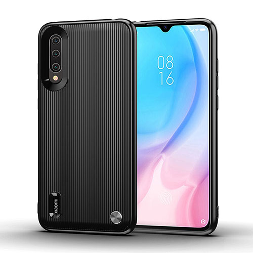 Silicone Candy Rubber TPU Line Soft Case Cover C01 for Xiaomi Mi A3 Black