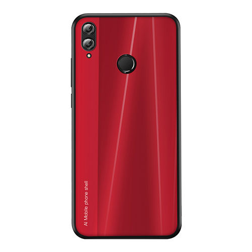 Silicone Candy Rubber TPU Line Soft Case Cover for Huawei Honor 8X Red