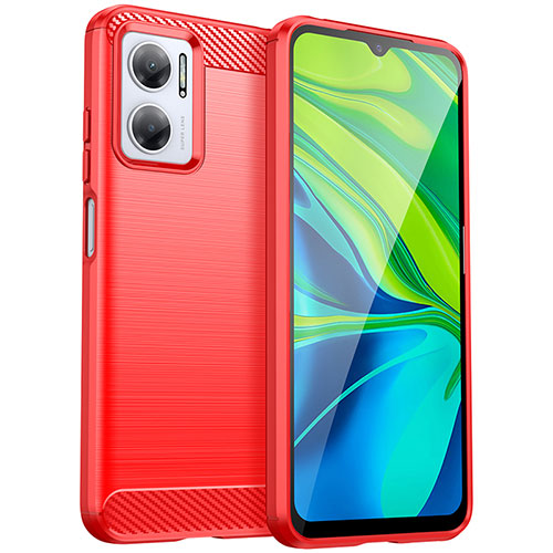 Silicone Candy Rubber TPU Line Soft Case Cover MF1 for Xiaomi Redmi 10 Prime Plus 5G Red