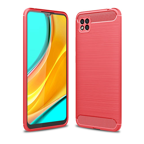 Silicone Candy Rubber TPU Line Soft Case Cover WL1 for Xiaomi Redmi 10A 4G Red