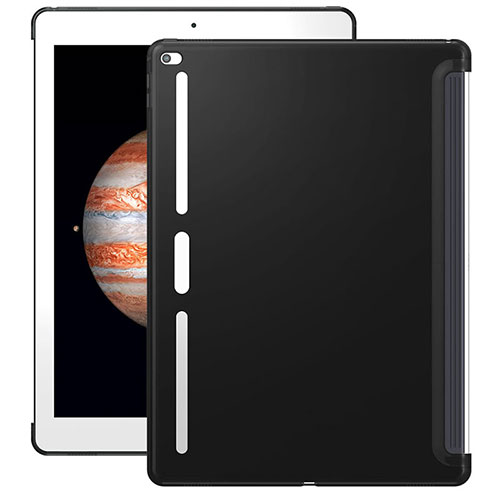 Silicone Candy Rubber TPU Soft Case for Apple iPad Pro 12.9 Black