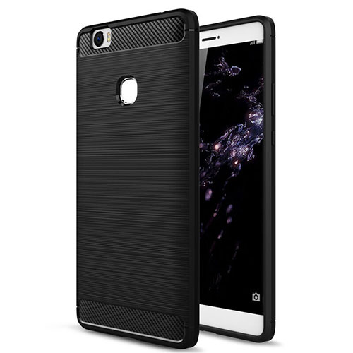 Silicone Candy Rubber TPU Soft Case for Huawei Honor Note 8 Black