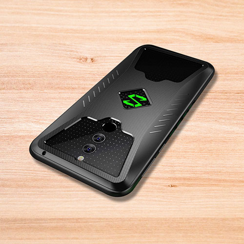 Silicone Candy Rubber TPU Twill Soft Case Cover for Xiaomi Black Shark Helo Black