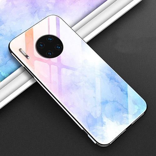 Silicone Frame Fashionable Pattern Mirror Case Cover C01 for Huawei Mate 30 Mixed