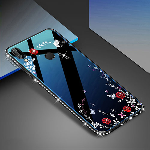 Silicone Frame Fashionable Pattern Mirror Case Cover for Huawei Nova 3e Colorful