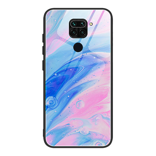 Silicone Frame Fashionable Pattern Mirror Case Cover JM1 for Xiaomi Redmi Note 9 Colorful