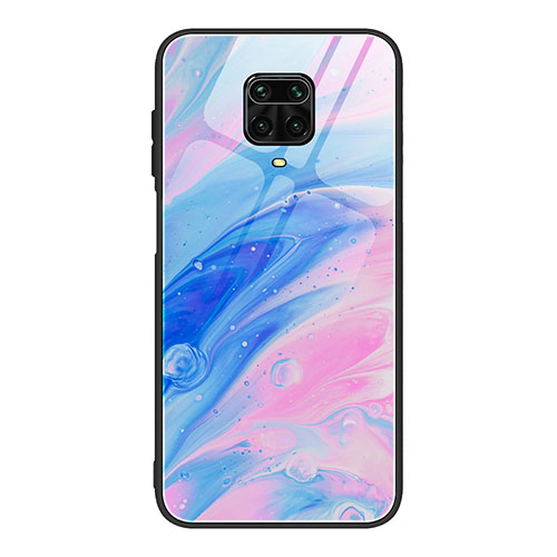 Silicone Frame Fashionable Pattern Mirror Case Cover JM1 for Xiaomi Redmi Note 9 Pro Colorful