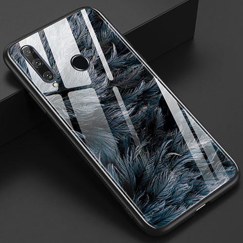 Silicone Frame Fashionable Pattern Mirror Case Cover K04 for Huawei P Smart+ Plus (2019) Black