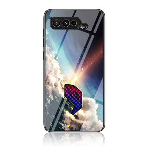 Silicone Frame Fashionable Pattern Mirror Case Cover LS1 for Asus ROG Phone 5 Pro Mixed