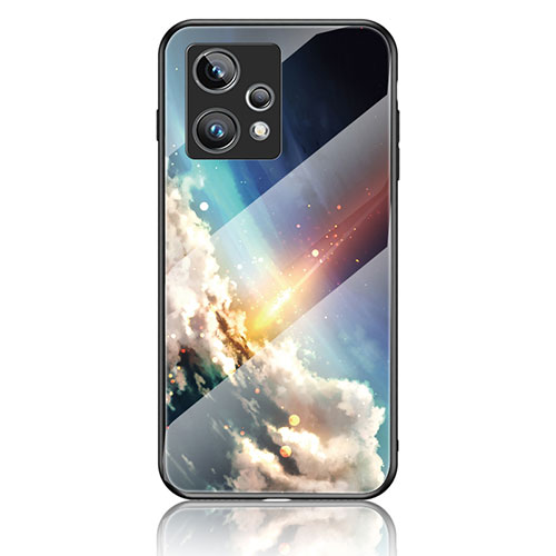 Silicone Frame Fashionable Pattern Mirror Case Cover LS2 for Realme 9 Pro+ Plus 5G Mixed