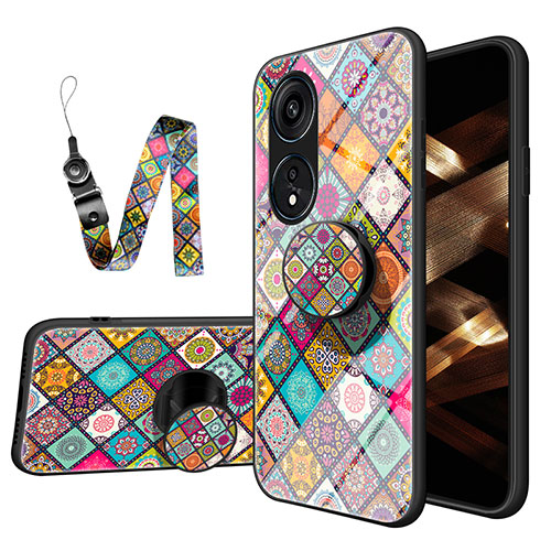 Silicone Frame Fashionable Pattern Mirror Case Cover LS3 for Huawei Honor X5 Plus Mixed