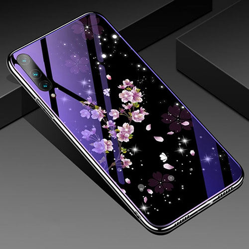 Silicone Frame Flowers Mirror Case Cover for Huawei P Smart Pro (2019) Mixed