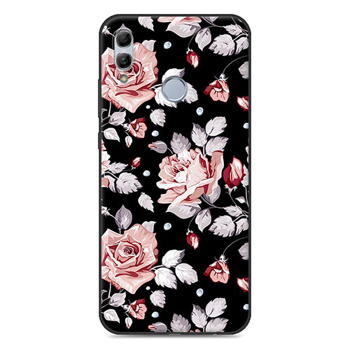 Silicone Frame Flowers Mirror Case S02 for Huawei Honor 10 Lite Mixed