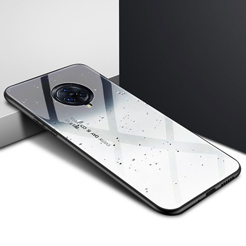 Silicone Frame Mirror Case Cover for Vivo Nex 3 5G Gray