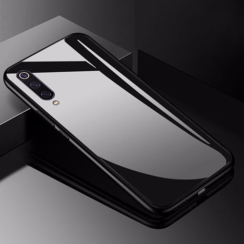 Silicone Frame Mirror Case Cover for Xiaomi Mi 9 Lite Black