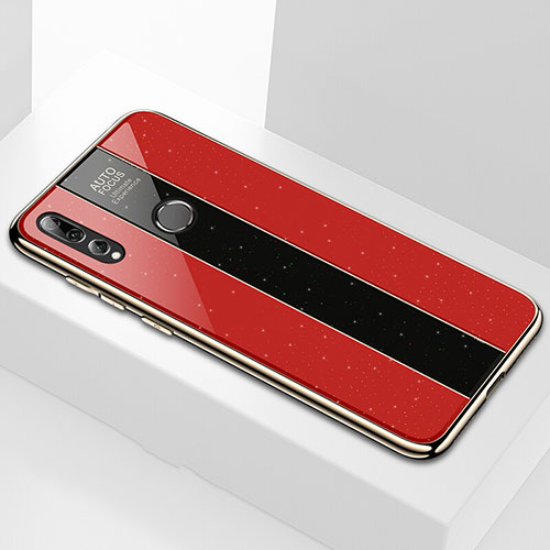 Silicone Frame Mirror Case Cover M02 for Huawei P Smart+ Plus (2019) Red