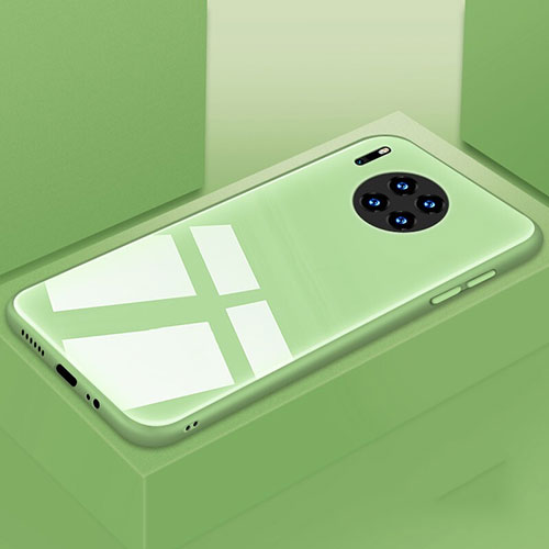 Silicone Frame Mirror Case Cover T03 for Huawei Mate 30E Pro 5G Green