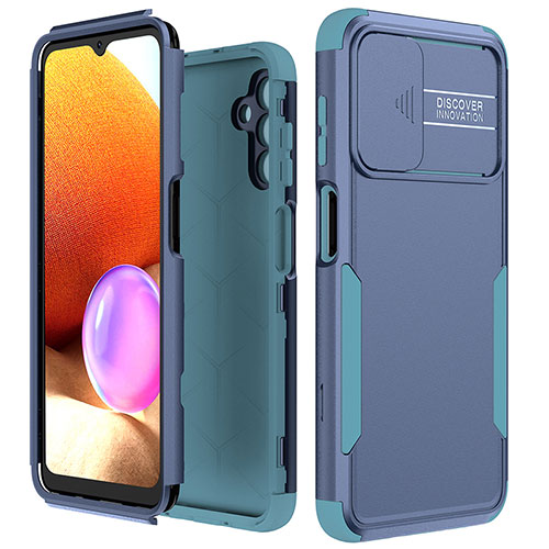 Silicone Matte Finish and Plastic Back Cover Case 360 Degrees MQ1 for Samsung Galaxy A04s Mixed