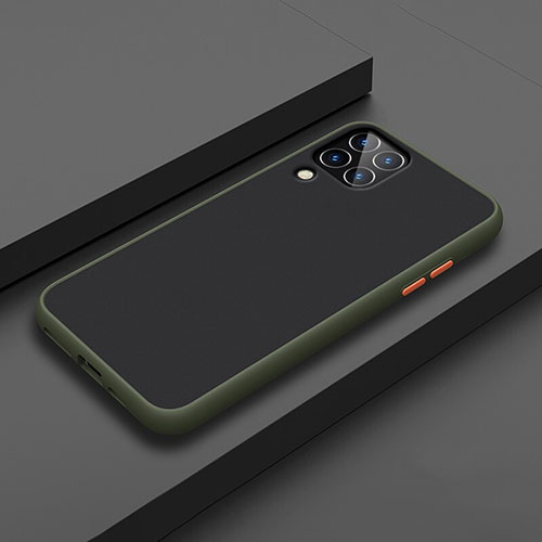 Silicone Matte Finish and Plastic Back Cover Case U01 for Huawei Nova 6 SE Cyan