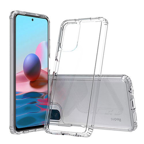 Silicone Transparent Frame Case Cover 360 Degrees ZJ5 for Xiaomi Redmi Note 11 SE India 4G Clear