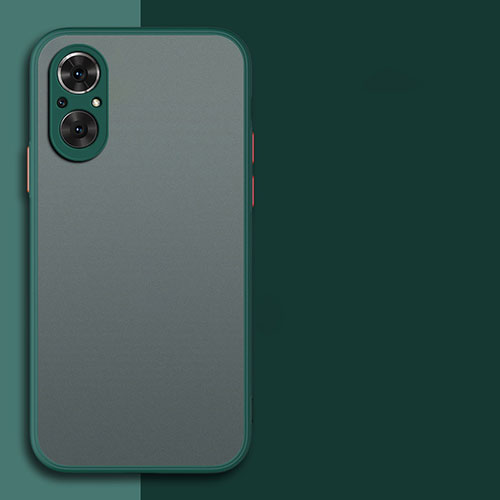 Silicone Transparent Frame Case Cover for Huawei Nova 9 SE Green