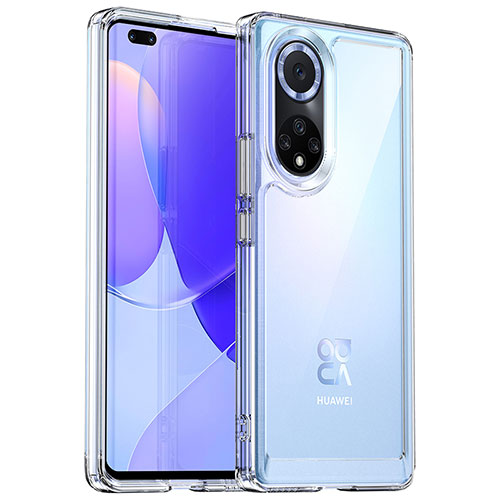 Silicone Transparent Frame Case Cover J01S for Huawei Nova 9 Pro Clear