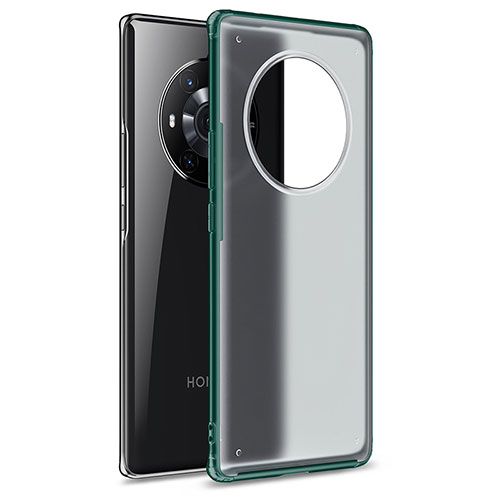 Silicone Transparent Frame Case Cover WL1 for Huawei Honor Magic3 5G Green