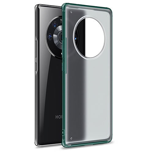 Silicone Transparent Frame Case Cover WL1 for Huawei Honor Magic3 Pro 5G Green