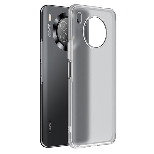 Silicone Transparent Frame Case Cover WL1 for Huawei Nova 8i Clear